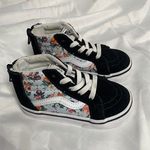 Girls Floral High Top Vans SOLD
